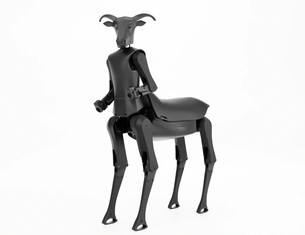 The Satyress Threehalves features a four-legged, centaur-style design. (Via Satyress)